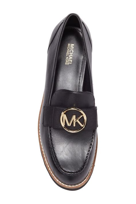 michael kors aden loafer black patent|Michael Kors Aden Loafers .